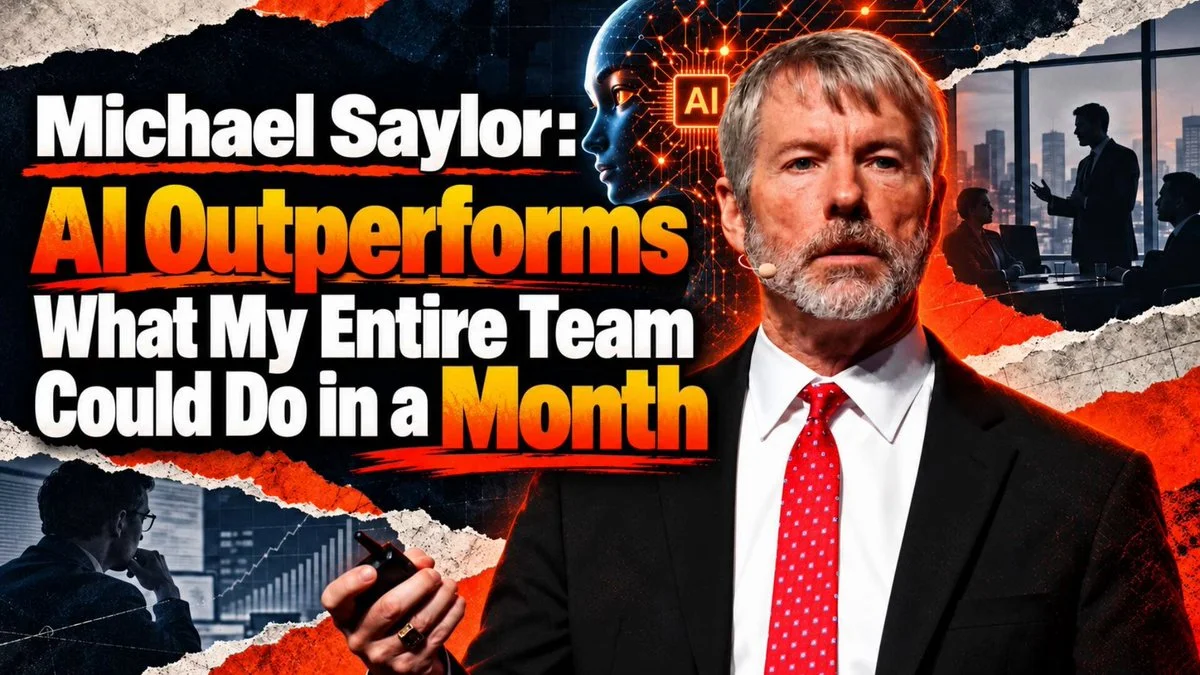 Michael Saylor Says AI Can Outperform His Full Team in a Month