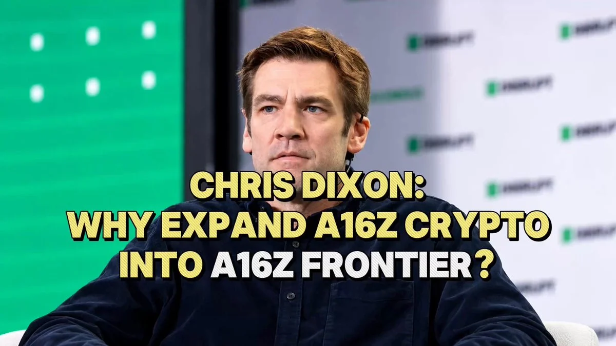 a16z Frontier Expands Crypto Focus as Finance Lines Blur