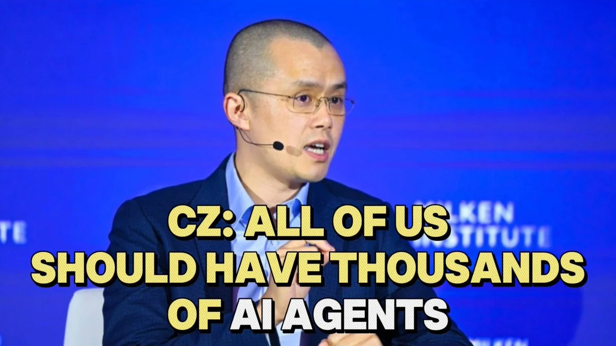 CZ: Everyone Should Have Thousands of AI Agents — and Binance Is Already Paying $10M/Month to Prove It