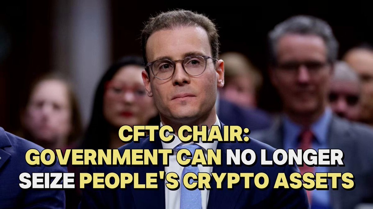 CFTC-Vorsitzender: Die US-Regierung kann Ihre Krypto nicht mehr beschlagnahmen — und die Chance, es illegal zu machen, ist 'gering bis null'!
