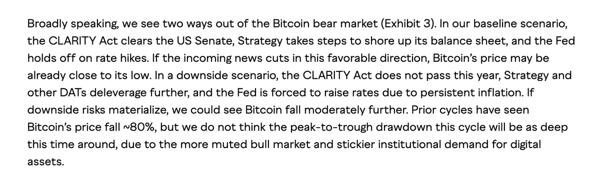 Bitcoin pourrait stagner sans le CLARITY Act, alerte Grayscale