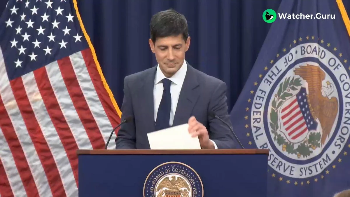 Kevin Warsh realiza a primeira conferência de imprensa do FOMC como Fed…