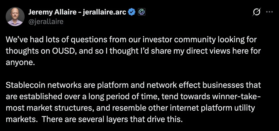 Circle critica modelo de stablecoin em consórcio
