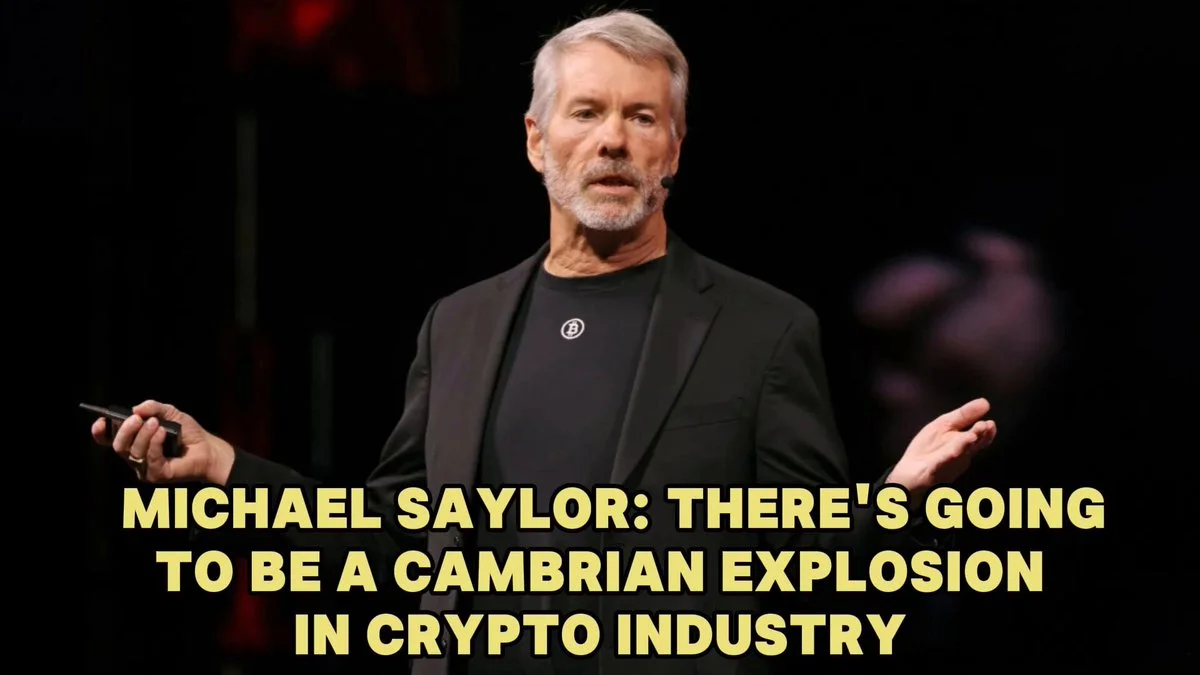 Michael Saylor: There's Going to Be a Cambrian Explosion of Crypto Industry

On 