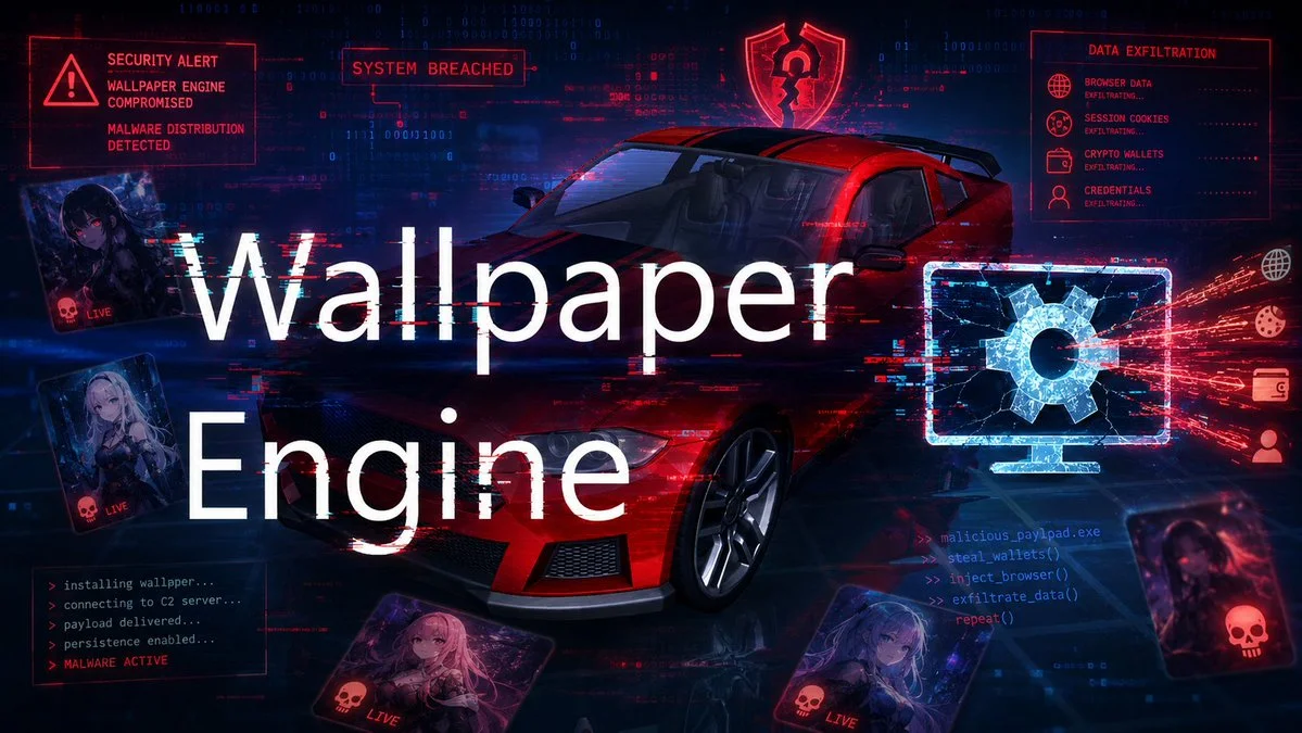 Crypto : Wallpaper Engine piraté pour voler des wallets