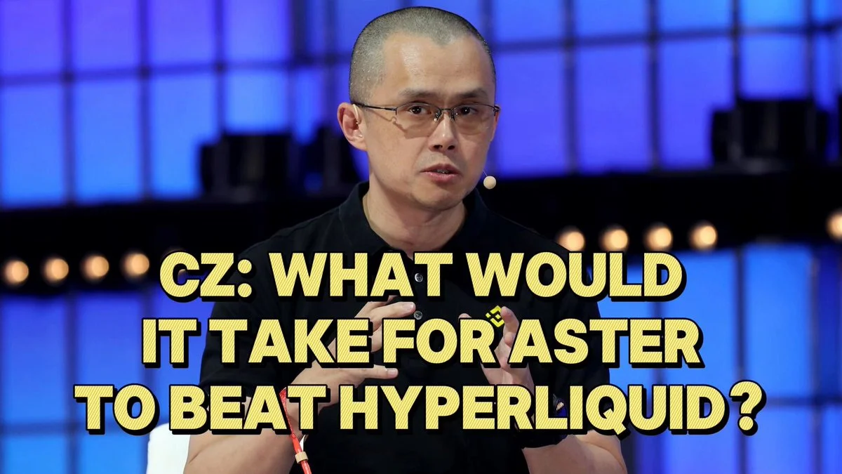 CZ draws line between Aster and Hyperliquid on use cases