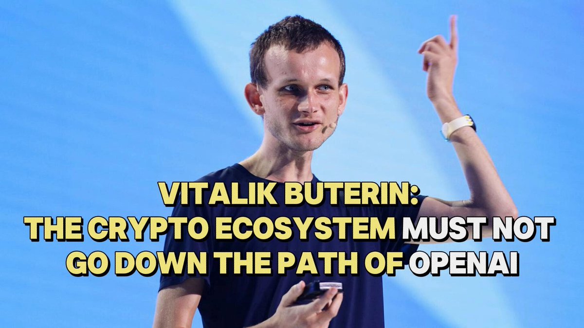 Vitalik Advierte a Crypto: No Repitan los Errores de OpenAI