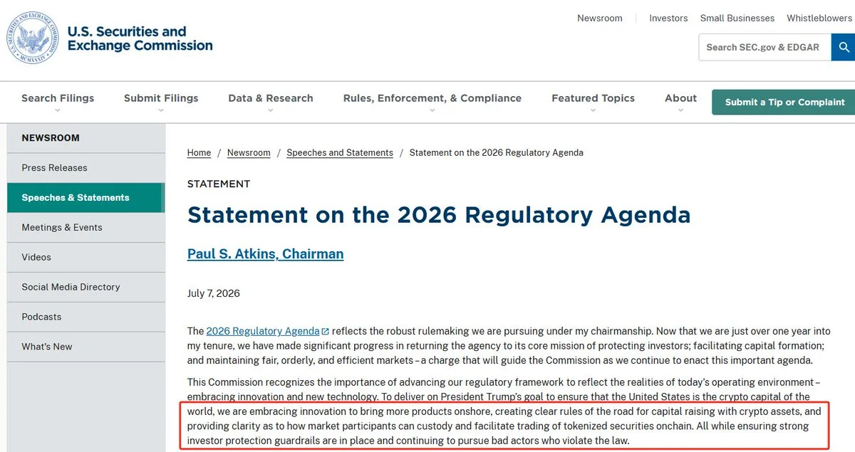 SEC crypto : un port sûr publié dès ce mois-ci