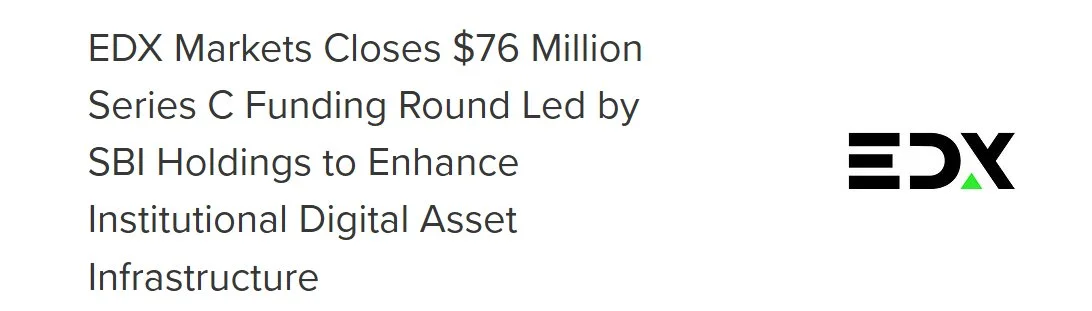 EDX Markets capta 76M$ en Serie C liderada por SBI