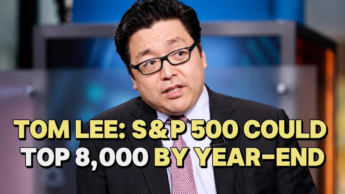 Tom Lee : le S&P 500 pourrait dépasser 8 000 d'ici fin d'année grâce à l'IA