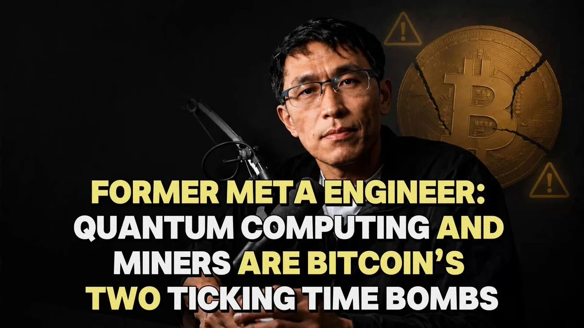 Ex-Meta Engineer Warns of BTC Quantum Risk, Miner Incentive Cliff