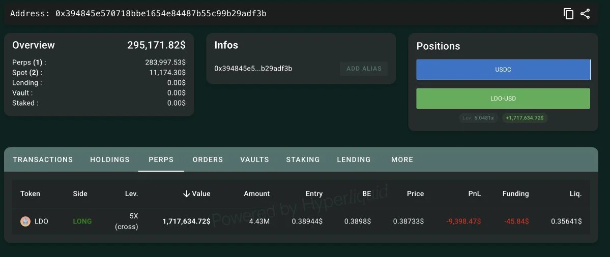 Watch out — the suspected insider who made $2.27M on $APE in just one day is now