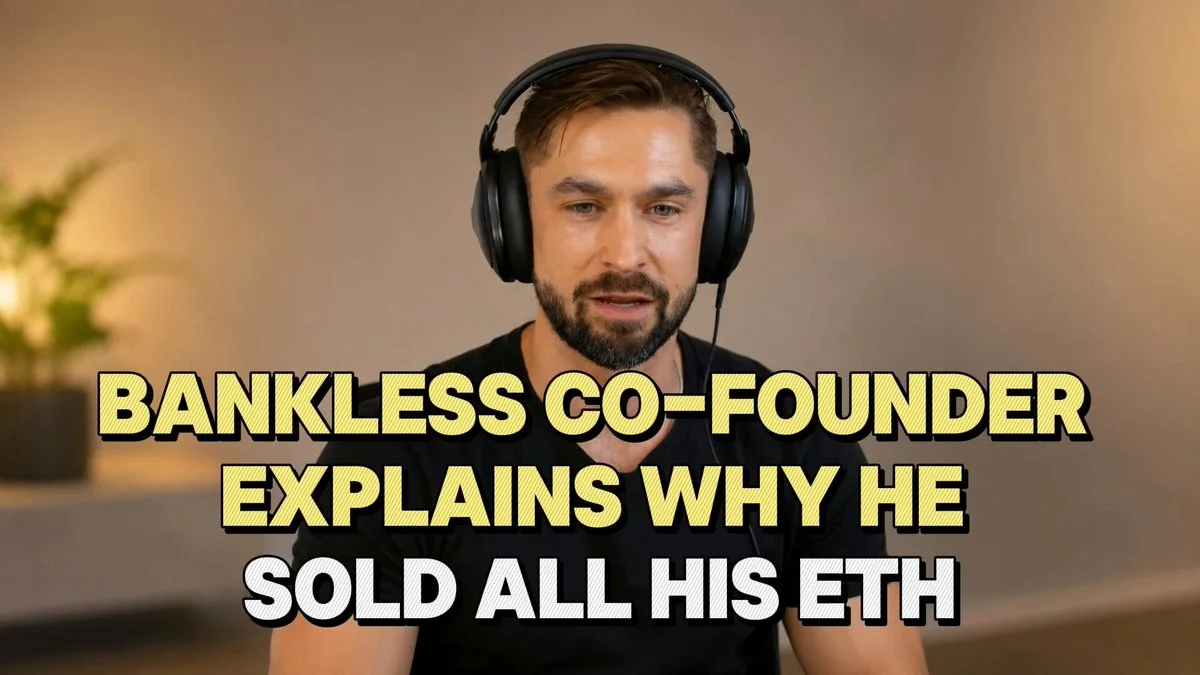 Bankless co-founder David Hoffman dumps all his ETH over…