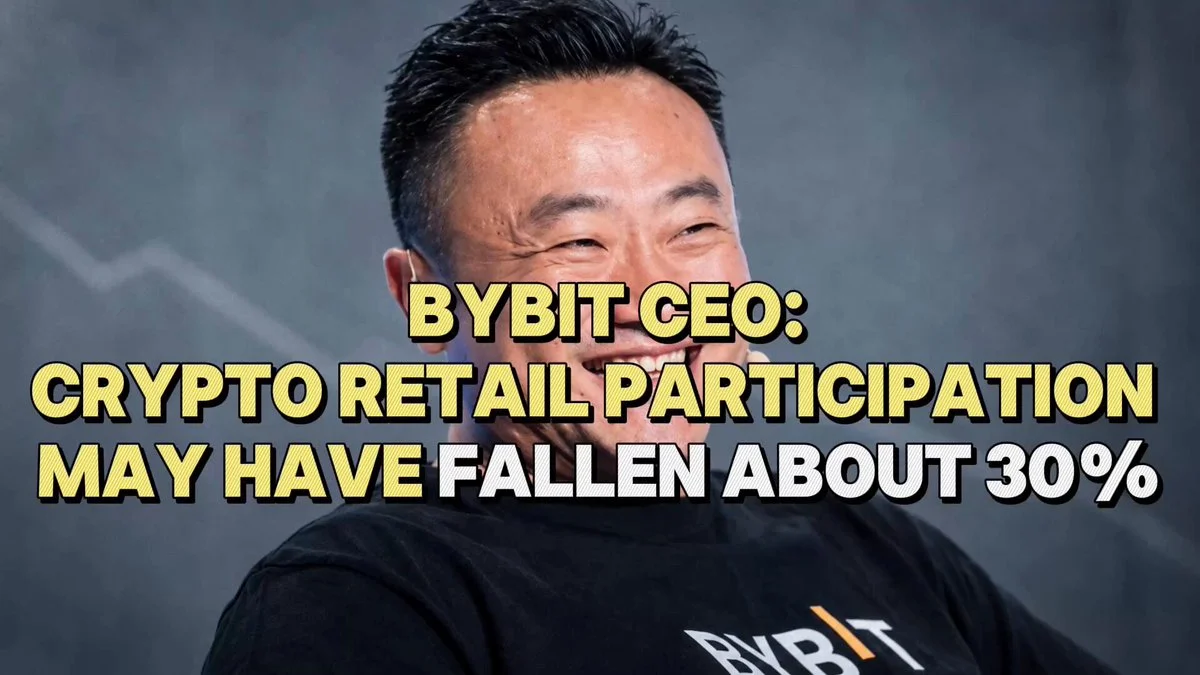 Bybit CEO: Crypto Retail Participation Down 30% From Peak