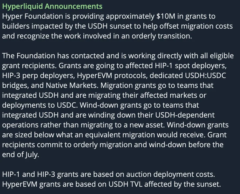 Hyper Foundation, USDH kapanışı için $10M hibe ayırdı