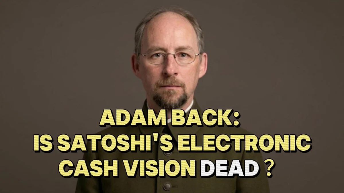 Adam Back: Bitcoin as cash and investment can coexist