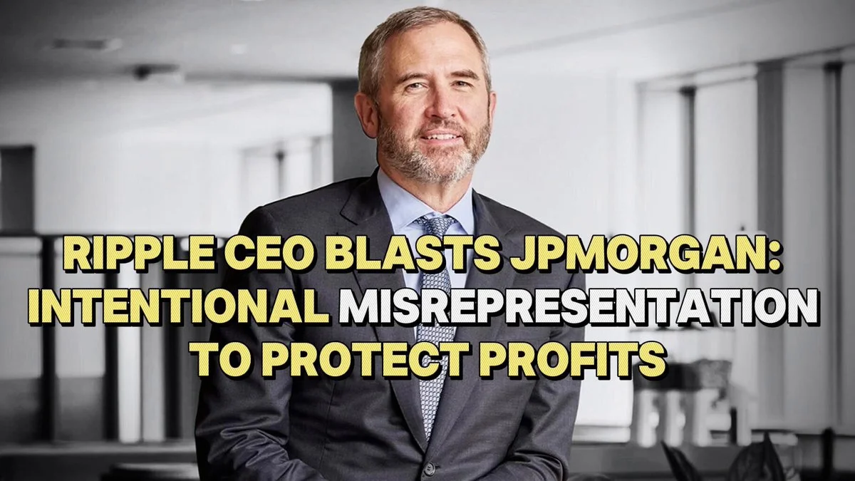 Ripple: CEO critica Dimon por oposição ao Clarity Act
