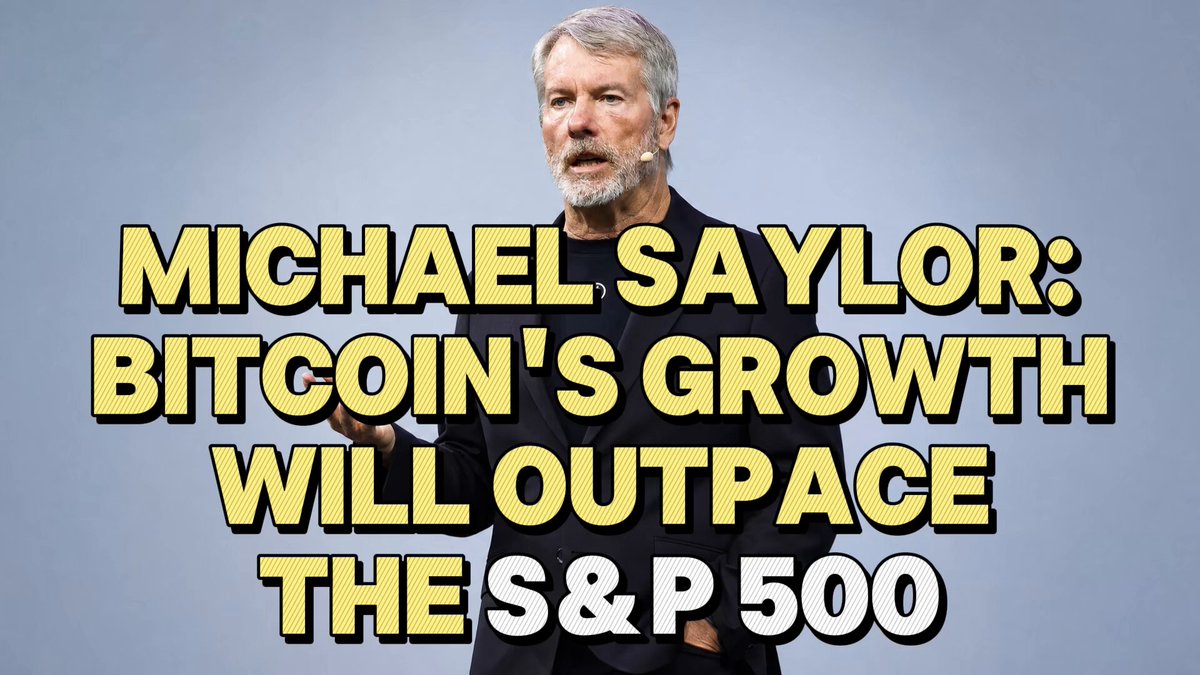 Michael Saylor: Bitcoin wird den S&P 500 mit 30% Wachstum übertreffen!
