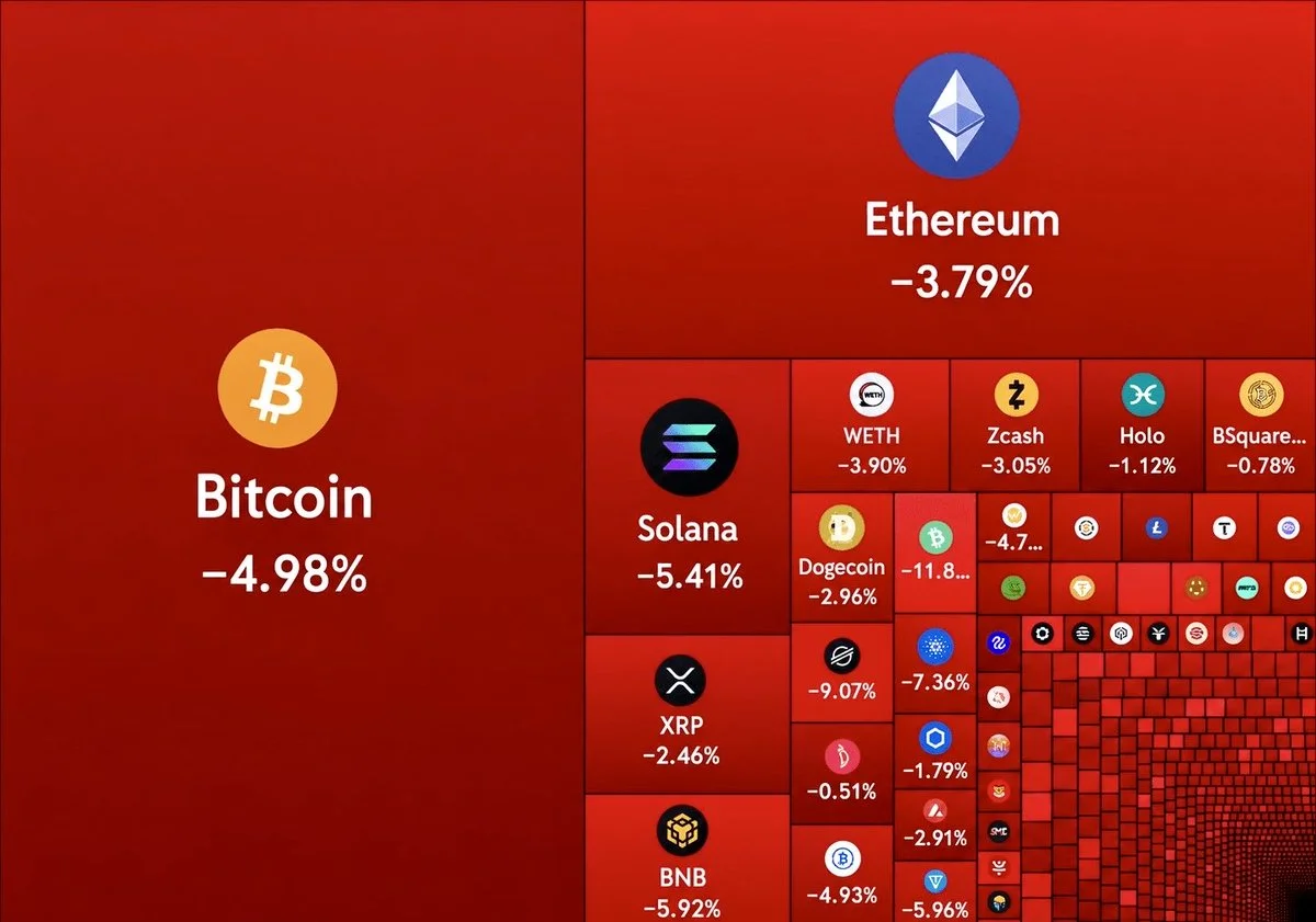 La capitalisation du marché crypto perd 200 milliards de dollars en 24 heures !