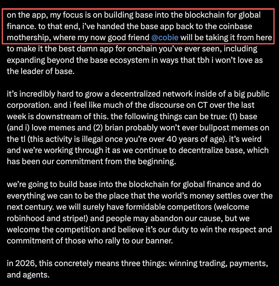 Base Pivots to Trading, Payments, AI for 2026 Roadmap