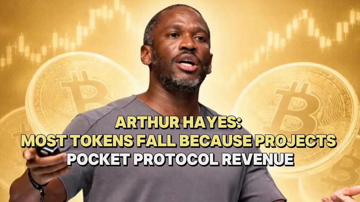 Arthur Hayes: VCs Despejam Tokens Enquanto Projetos Enriquecem…