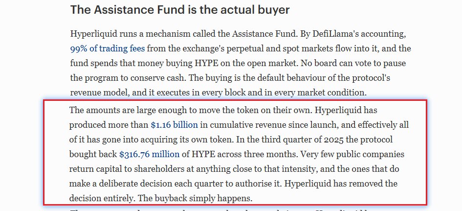 ¡Hyperliquid ha reciclado más de 1.16 mil millones de dólares en comisiones de trading en recompra de HYPE!