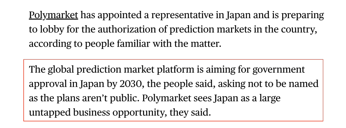 Polymarket Eyes Japan Expansion, Lobbying for Regulatory Approval by 2030!