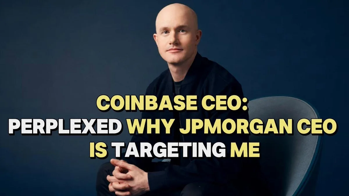 Brian Armstrong sagt, er sei perplex über Jamie Dimons Angriffe