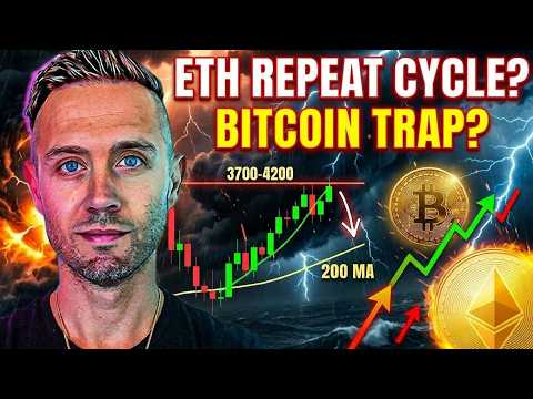 Ethereum Quietly Setting Up a Move to $3,700–$4,200 as Bitcoin's 200-Day Test Looks Different This Cycle